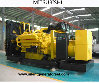 4 Stroke Cycle MITSUBISHI Diesel Generator With Strong Hoisting Structure 600KW / 750KVA