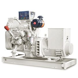 White Color Marine Diesel Generator Set 85kw 106kva Cummins 6BT5.9-GM100 60hz 220V