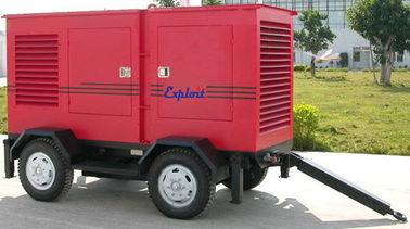 Un rimorchio di 6 cilindri ha montato il generatore 200KW 250KVA 400V/230V sopra la protezione corrente