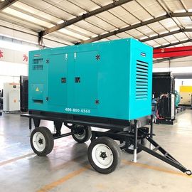 tipo silenzioso del generatore montato rimorchio 250KW con il raffreddamento ad acqua dell'alternatore di Stamford