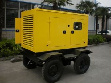 32KW il tipo silenzioso rimorchio ha montato un combustibile diesel trifase a quattro tempi del generatore diesel